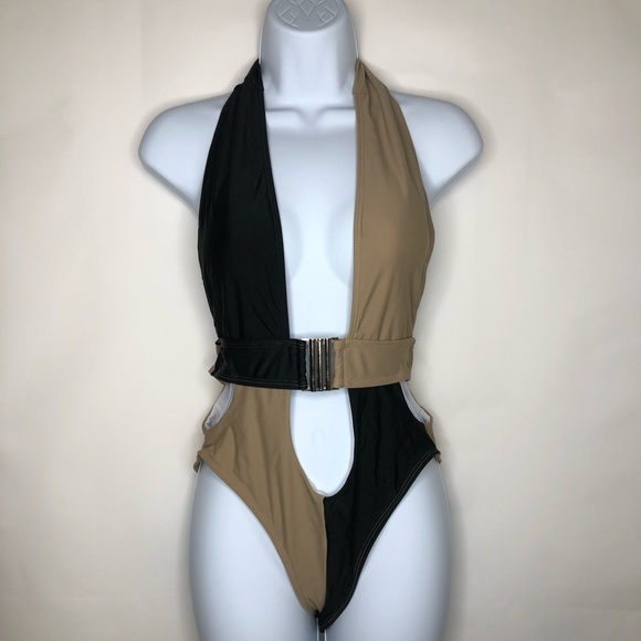 Two Tone Swimsuit - Picture 2 of 4